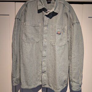 Dickies Stripe Button-Up